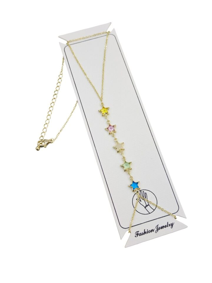 Renkli Yıldız Desenli Şahmeran