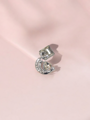 Hilal Kalp Detaylı Sallantılı İtalyan Charm