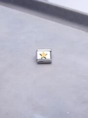 Sarı Yıldız Detaylı Charm