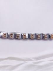 Zirkon Taşlı Harf Charm E