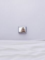 Zirkon Taşlı Harf Charm A