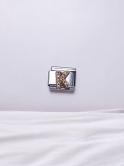 Zirkon Taşlı Harf Charm K