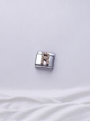 Zirkon Taşlı Harf Charm R