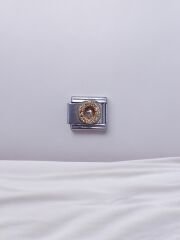 Zirkon Taşlı Harf Charm O