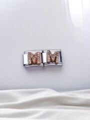 Zirkon Taşlı Harf Charm M