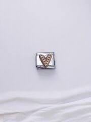 Zirkon Taşlı Harf Charm V
