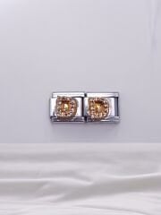 Zirkon Taşlı Harf Charm D