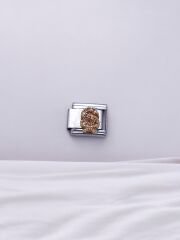 Zirkon Taşlı Harf Charm Ş