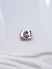 Zirkon Taşlı Harf Charm C