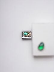 Zirkon Taşlı Yeşil Charm