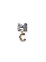 Sallantılı Harf Charm C Sarı Renk