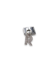 Sallantılı Harf Charm R Gümüş Renk