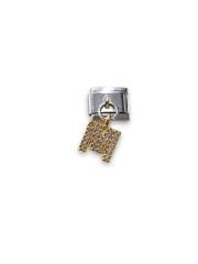 Sallantılı Harf Charm M Sarı Renk