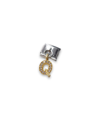 Sallantılı Harf Charm Q Sarı Renk