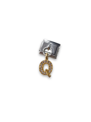Sallantılı Harf Charm Q Sarı Renk