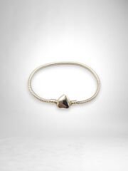 Gold Renk Kalp Detaylı Bileklik