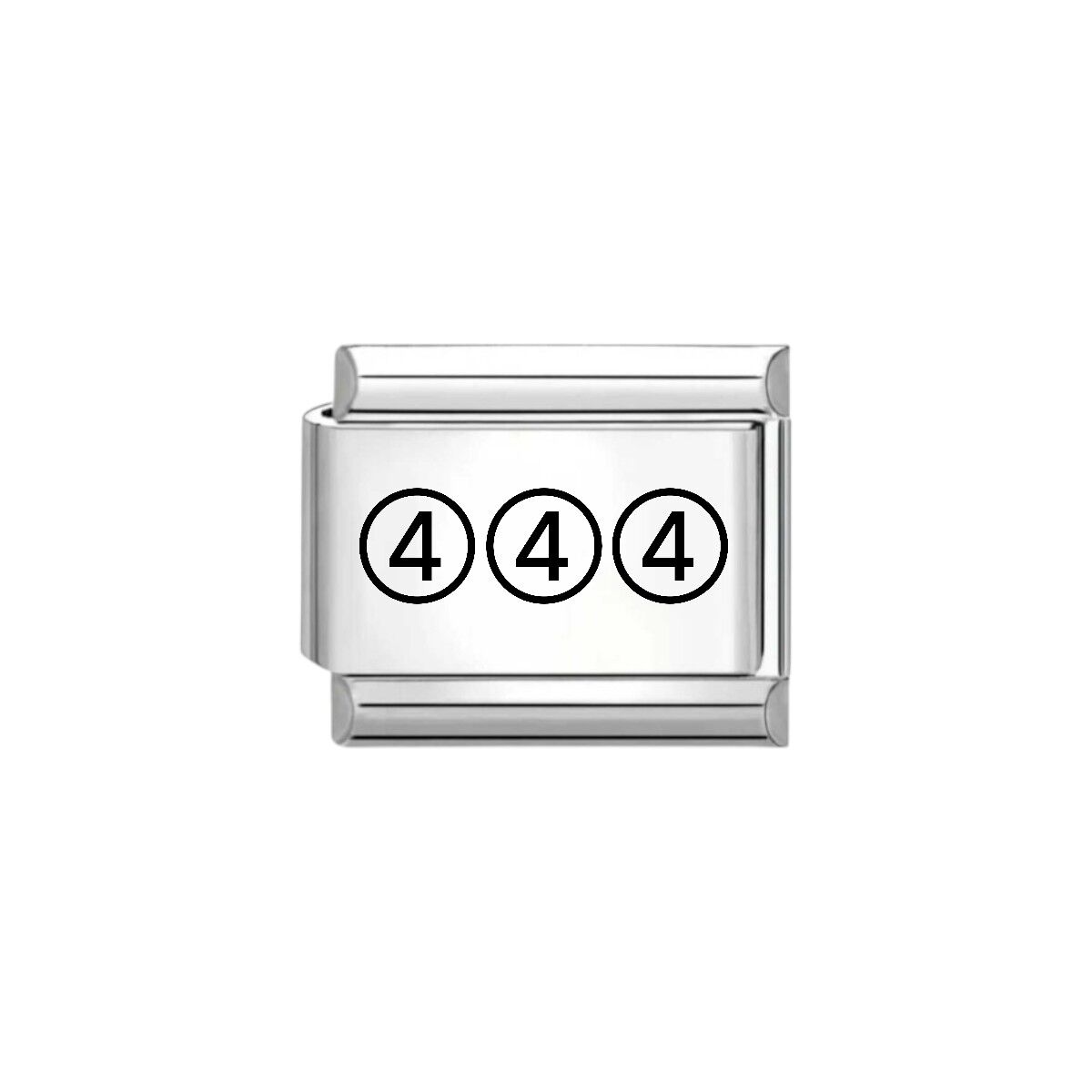 444 Yazılı İtalyan Charm
