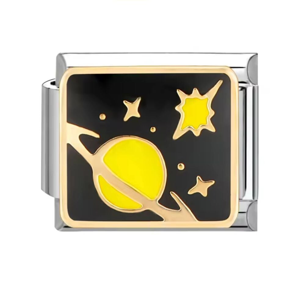 Satürn Desenli İtalyan Charm M1
