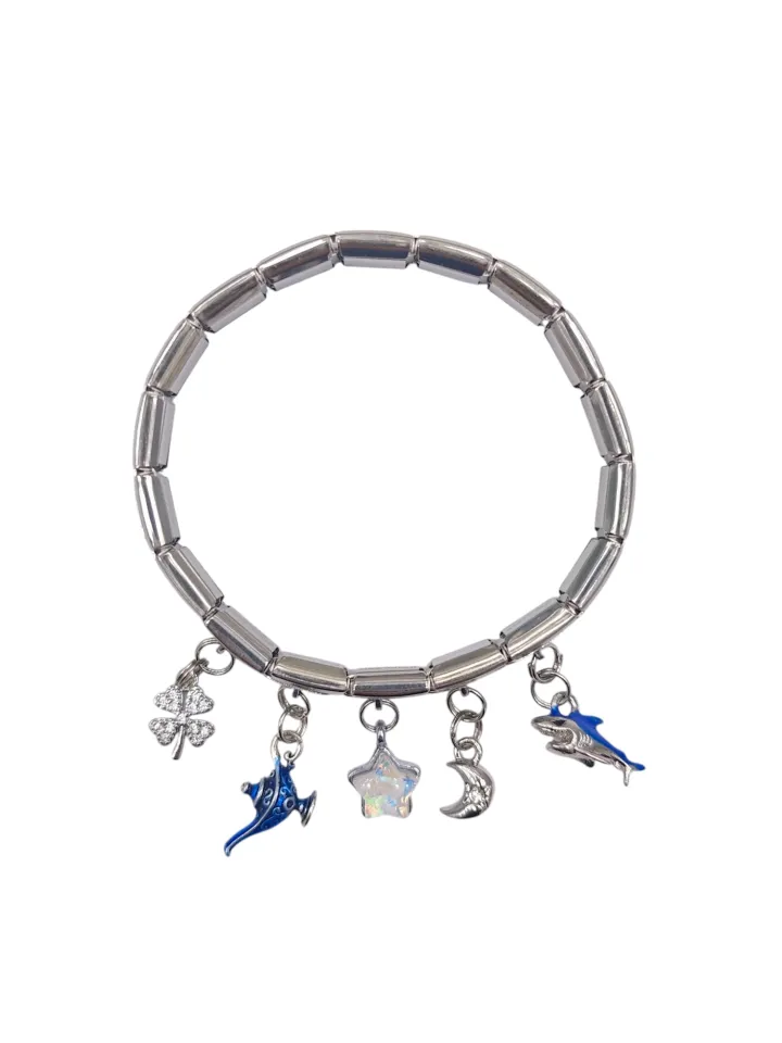 İtalyan Charm Bileklik 5 Charmlı MD1