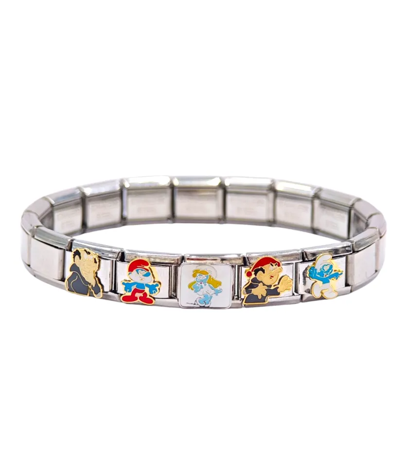 İtalyan Charm Bileklik 5 Charmlı MD3