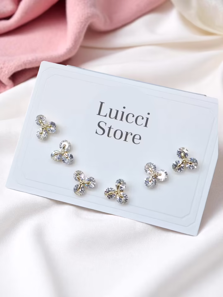 Luce Sei – Zirkon Küpe Seti 14K Renk
