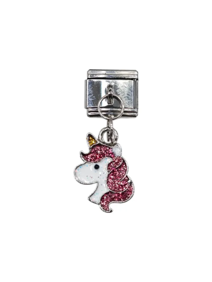 Unicorn Desenli İtalyan Charm