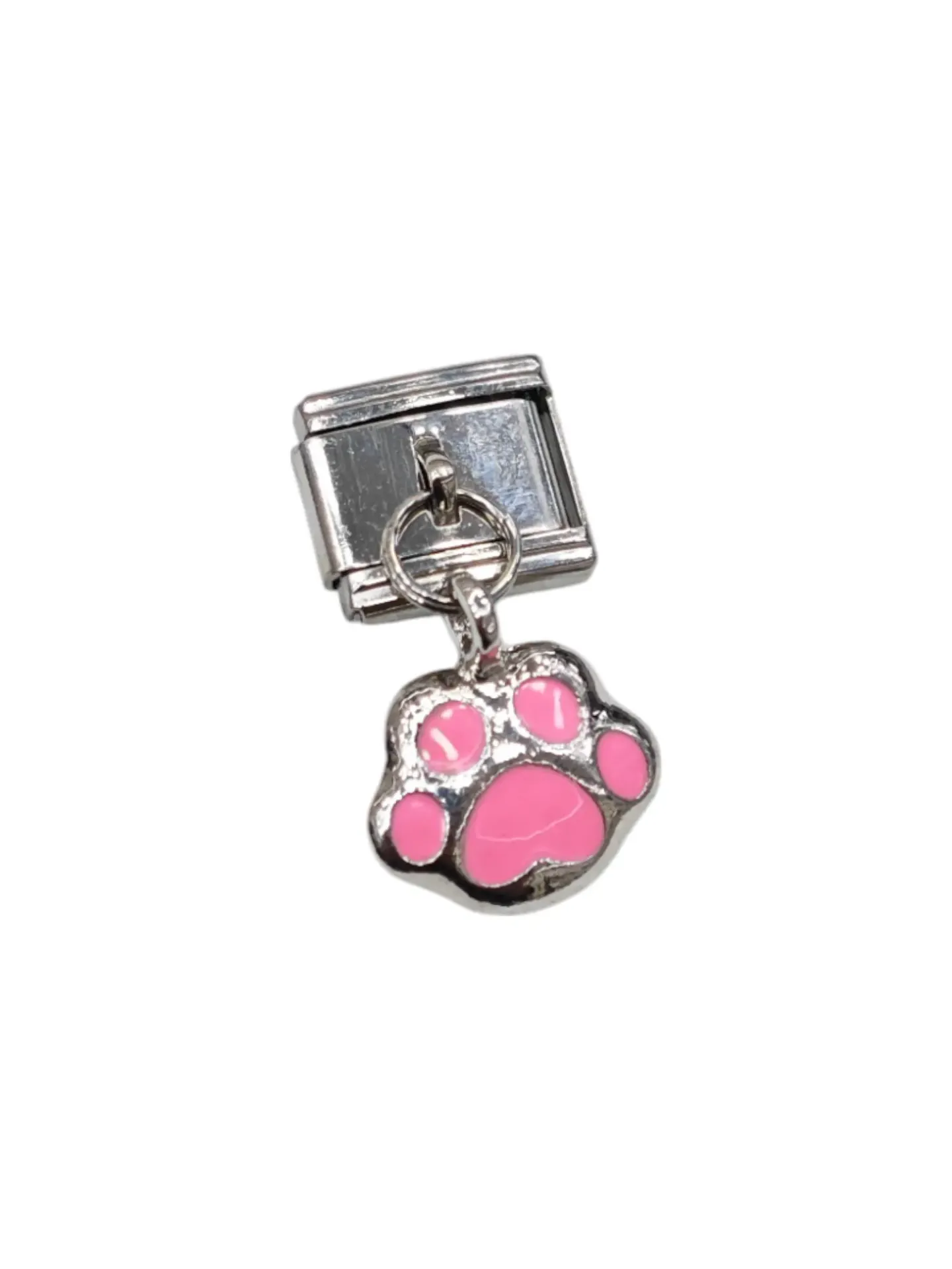 Pembe Pati İtalyan Charm Sallantılı