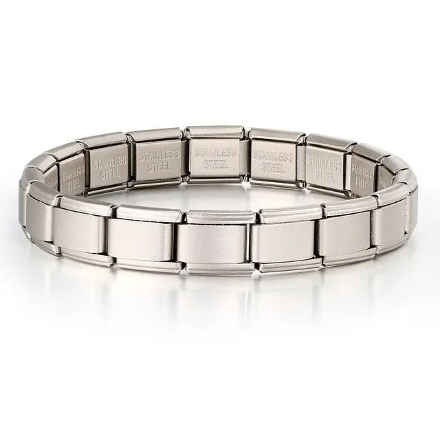 Mat Gümüş İtalyan Bileklik