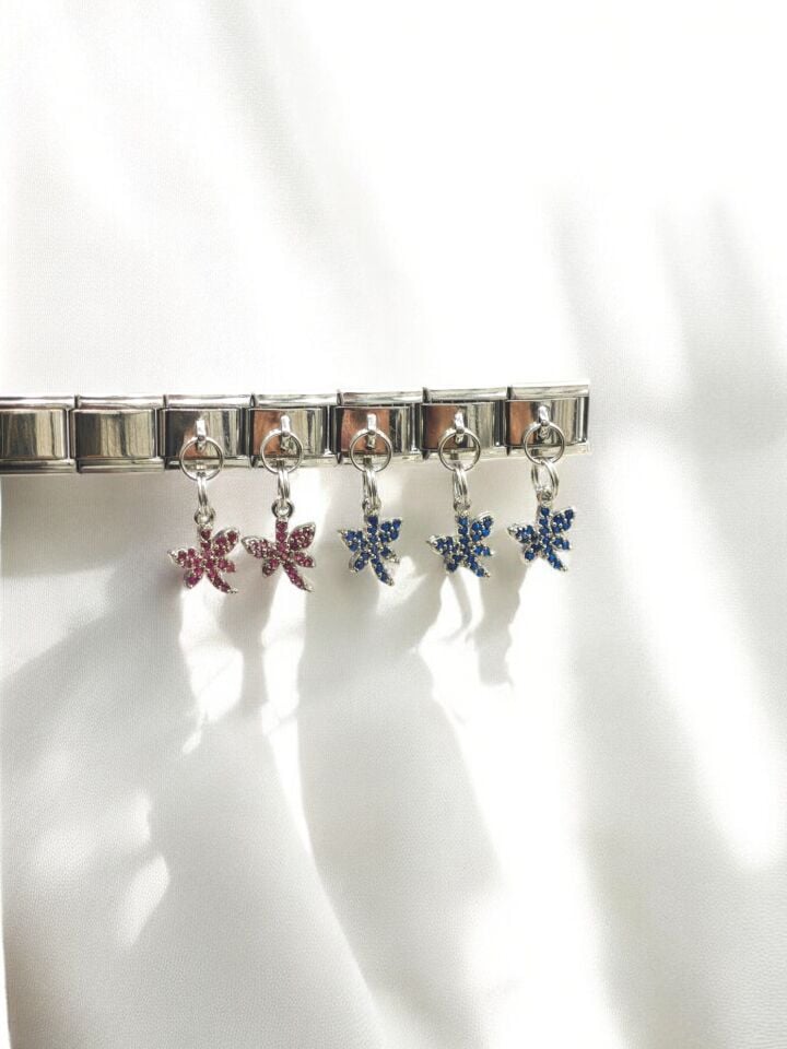 Sallantılı Yusufçuk Detaylı İtalyan Charm