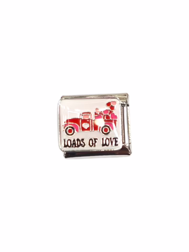 Loads Of Love Yazılı İtalyan Charm