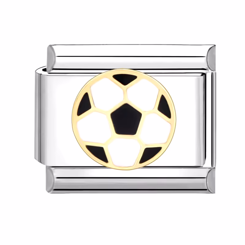 Futbol Topu Desenli İtalyan Charm