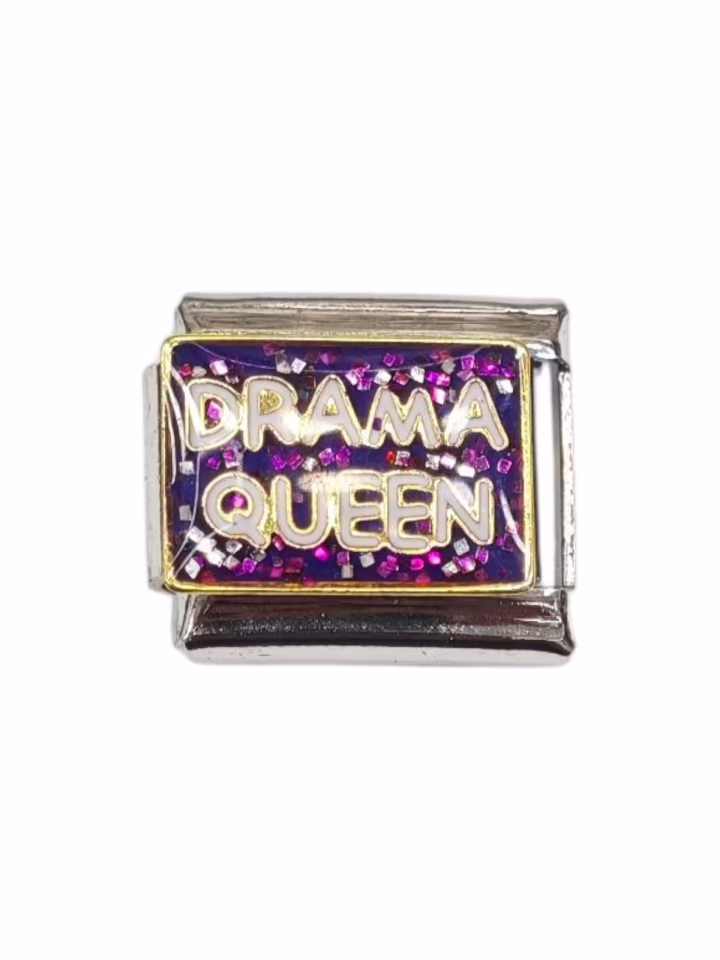Drama Queen Desenli İtalyan Charm