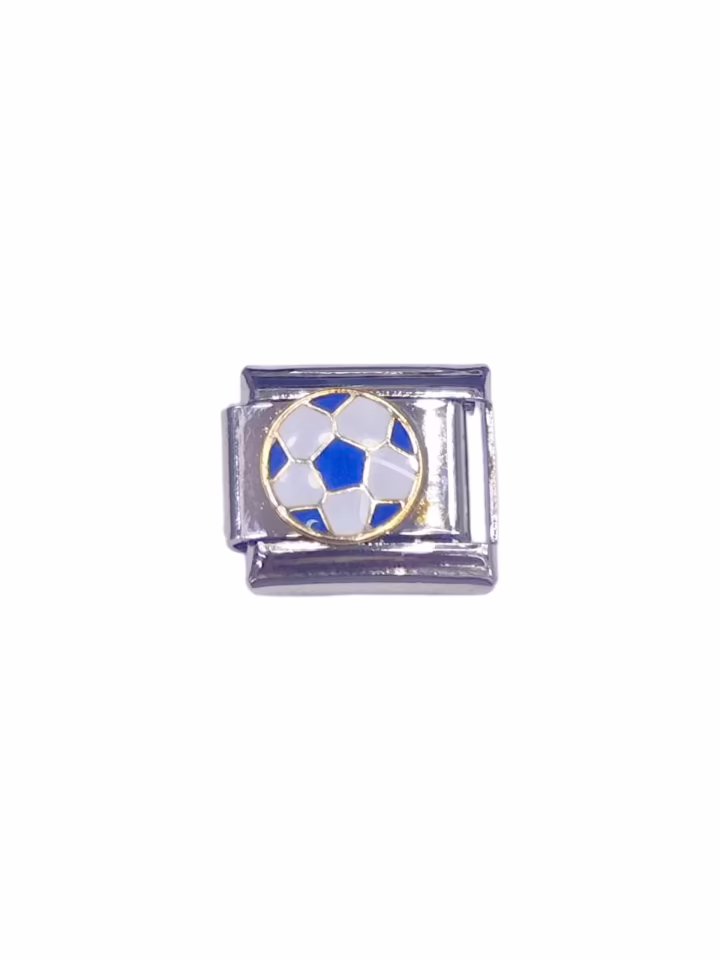 Futbol Topu Desenli İtalyan Charm FZ1