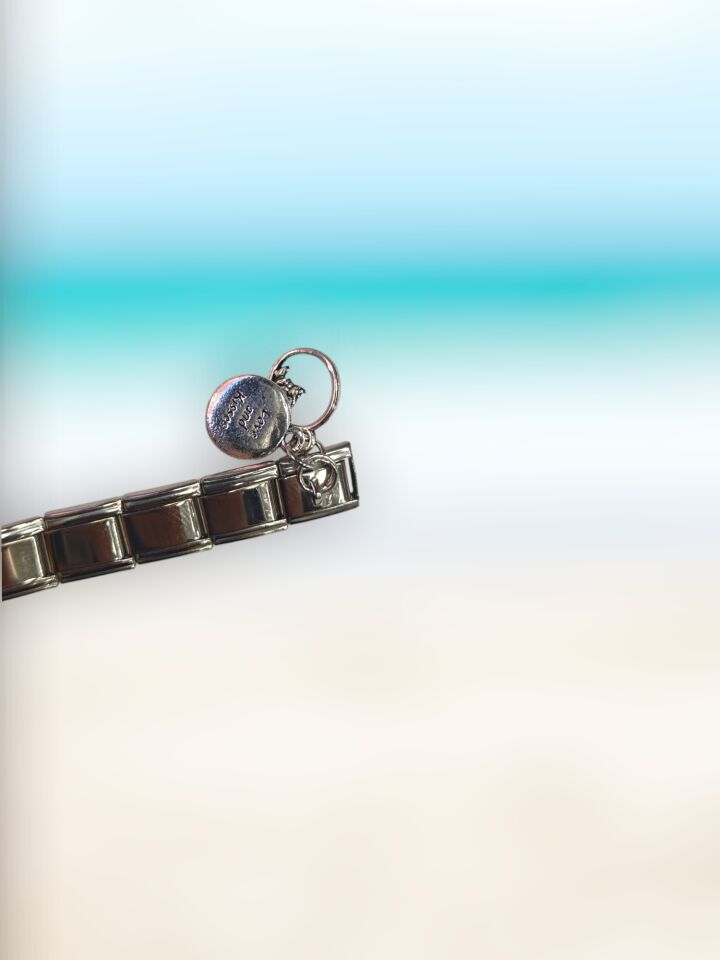 Sallantılı Kırmızı Çift İtalyan Charm