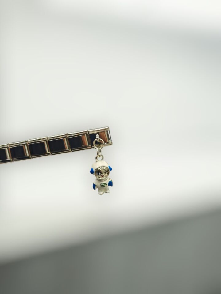 Astronot Detaylı İtalyan Charm