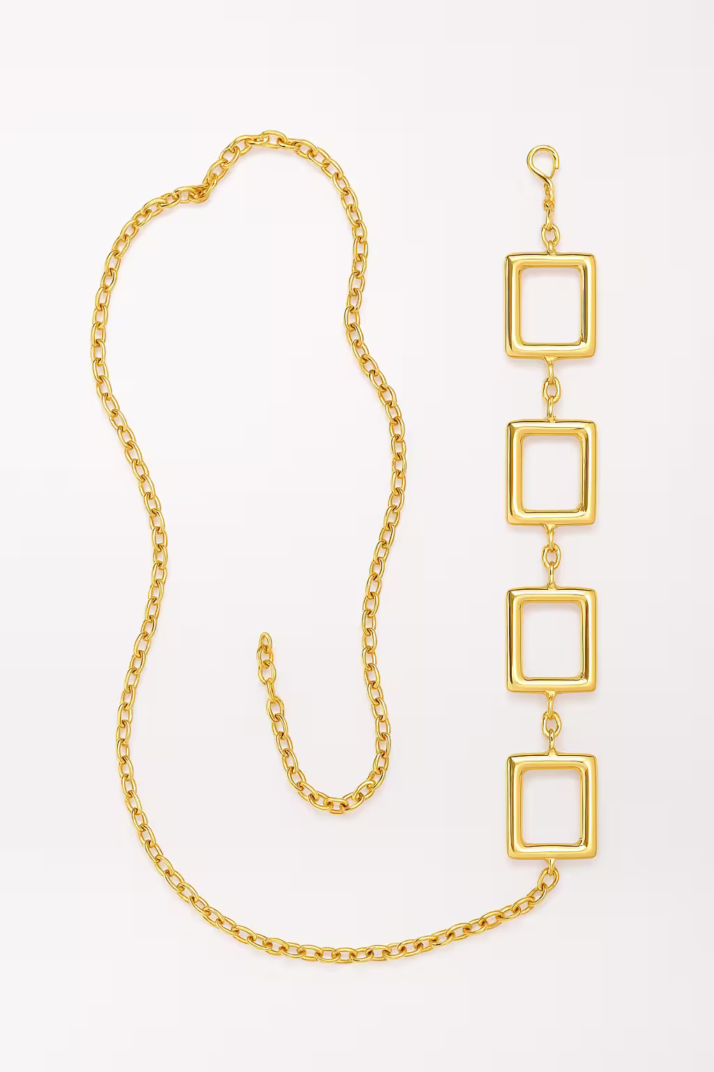 Dörtgen Desenli Bel Zinciri