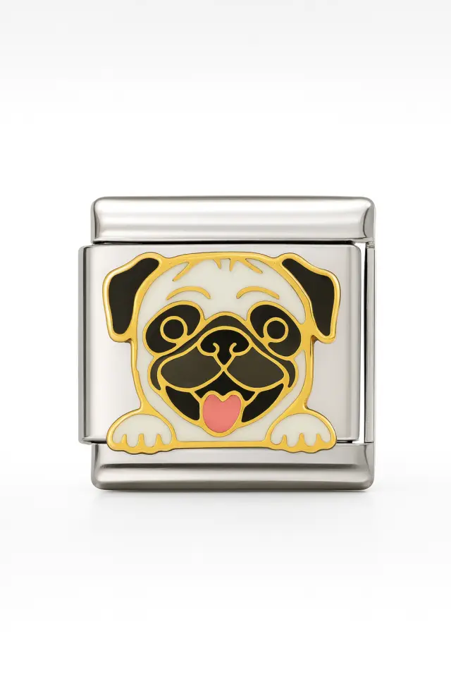 Köpek Desenli İtalyan Charm PO7