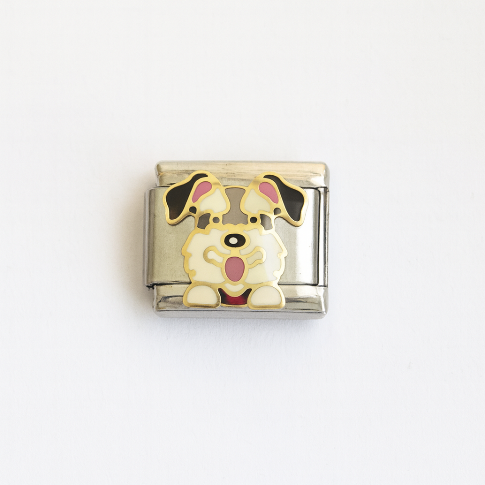 Köpek Desenli İtalyan Charm PO8