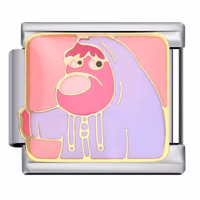 Utanç Desenli İtalyan Charm Ters Yüz